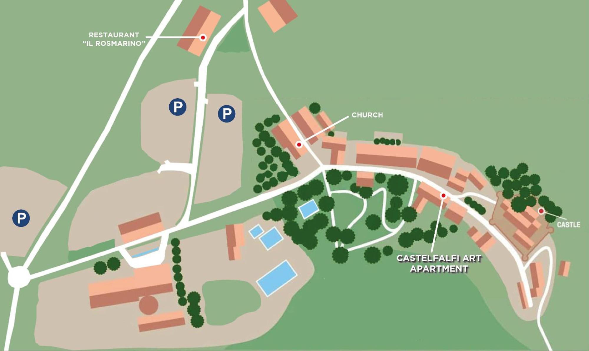 Castelfalfi Art Apartment Экстерьер фото